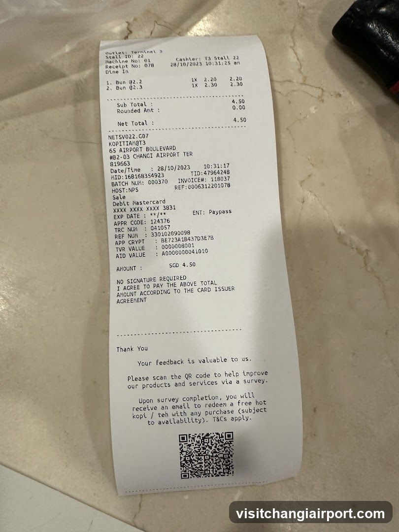 Receipt from Bunnings Warehouse