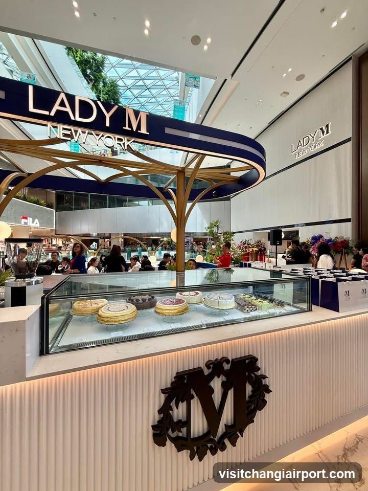 Lady M New York Display Counter