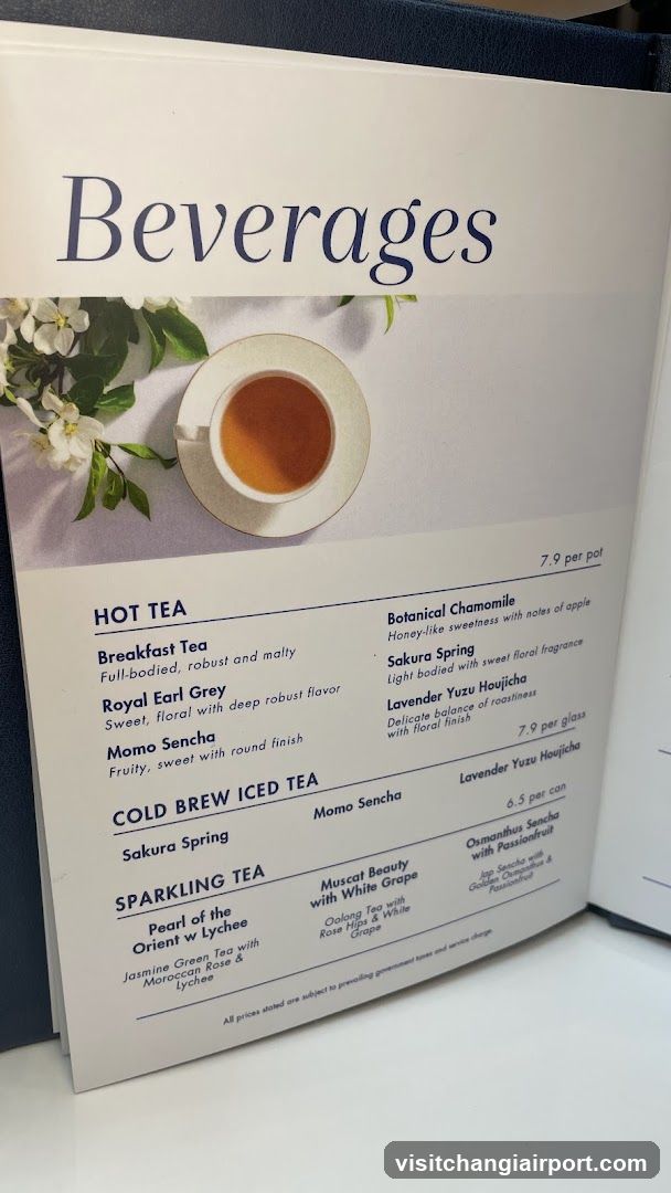 Beverages Menu