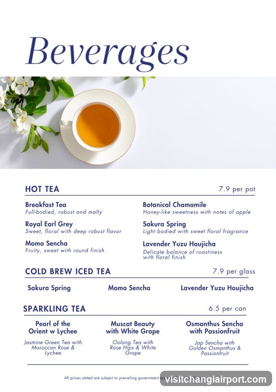 Beverages Menu