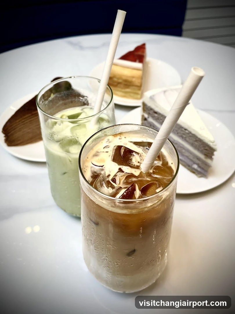 Iced Coffee and Cake