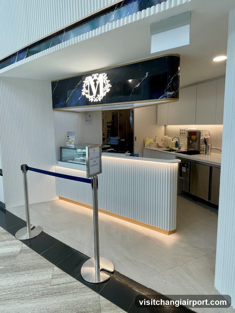 Modern Shop Interior with Counter and Kitchen Area