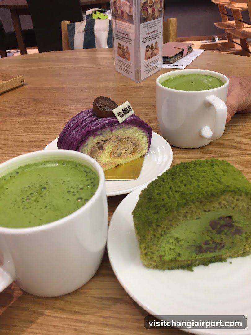 Matcha and Cake Roll