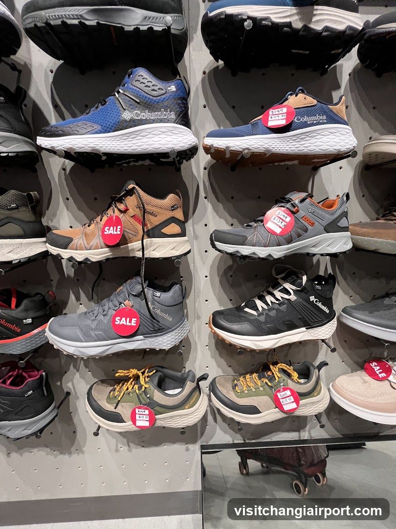 Columbia Footwear Display