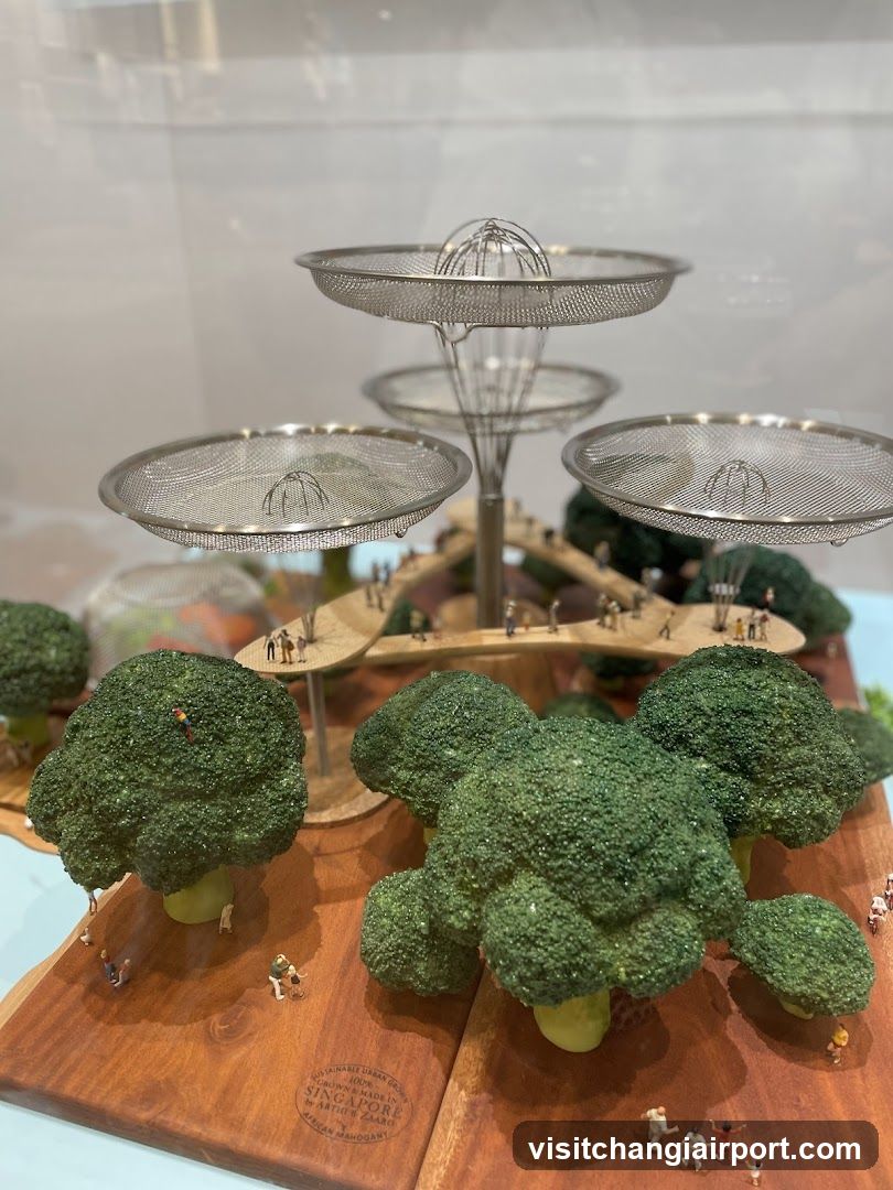 Broccoli Forest Display