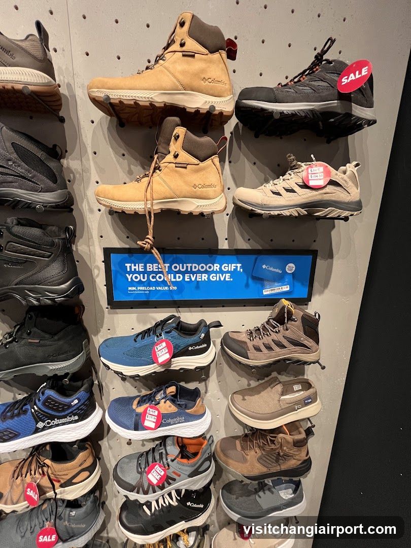 Columbia Footwear Display Wall