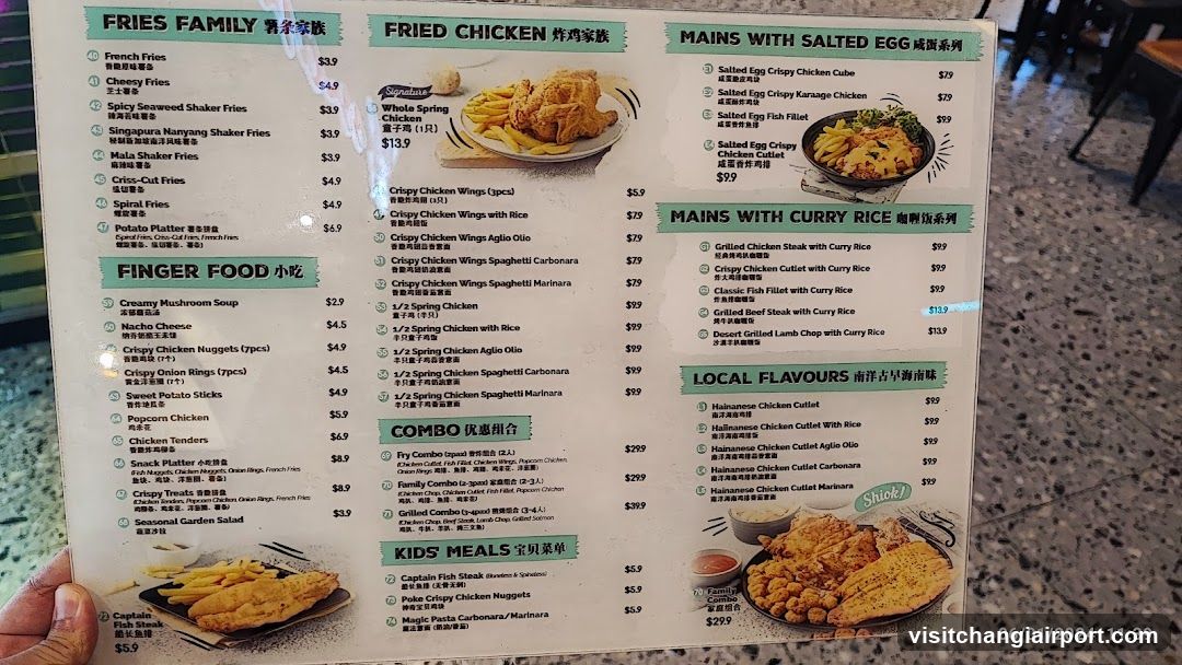Restaurant Menu Board