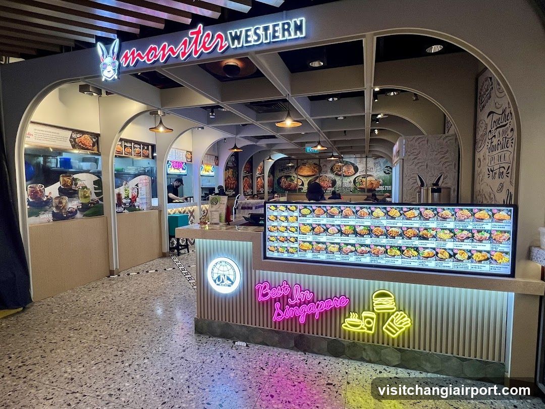 Monster Western Food Stall Interior
