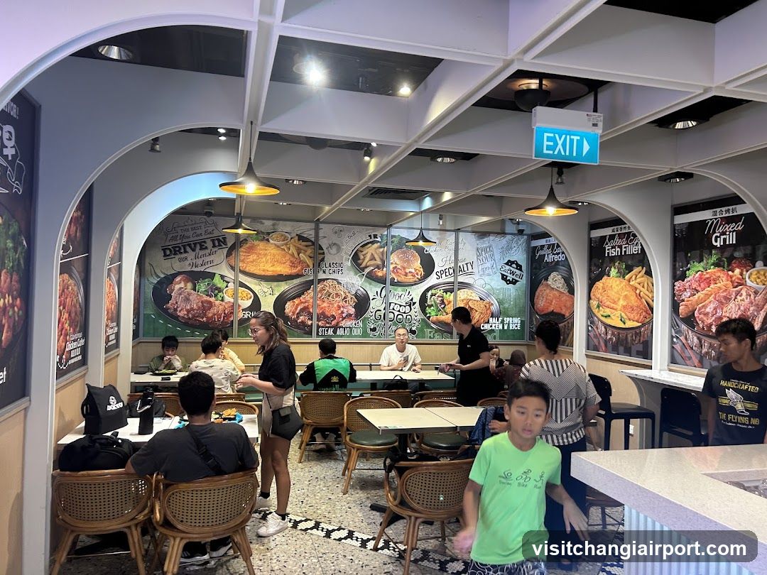 Restaurant Interior with Drive-In Theme