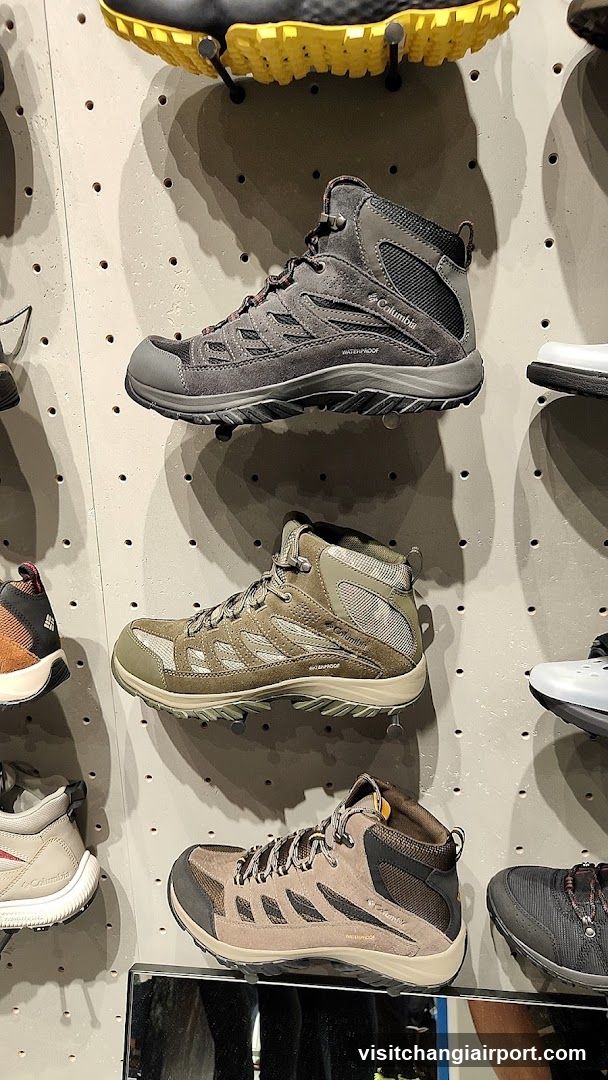 Columbia Boots Display