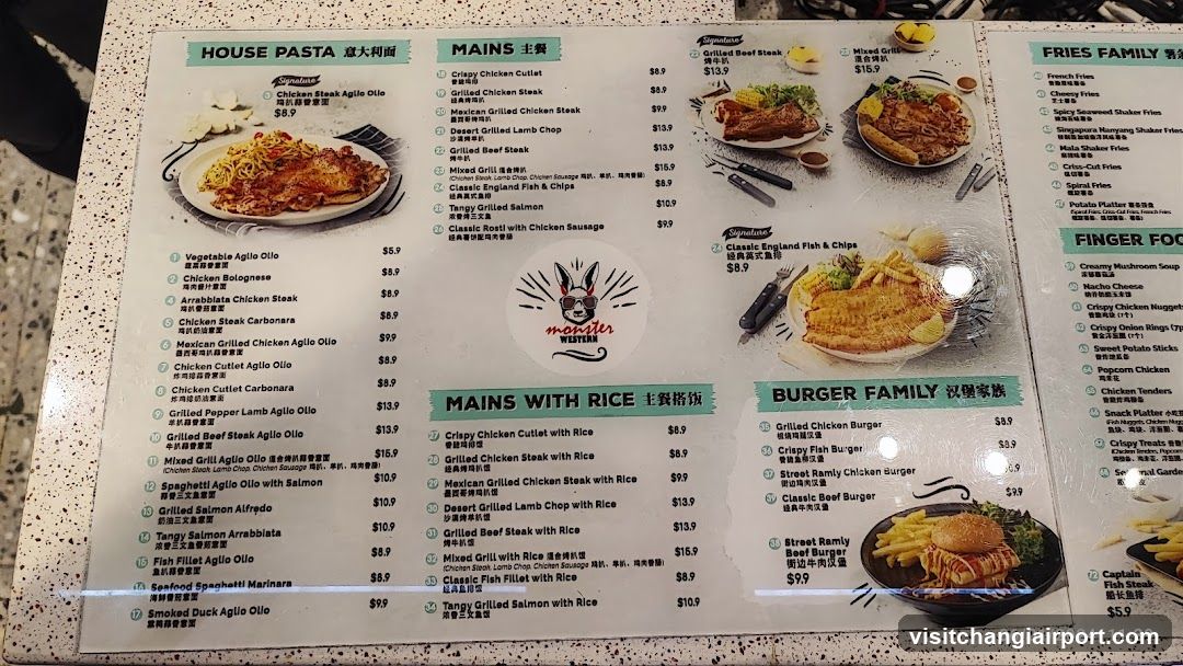 Restaurant Menu - Master Western