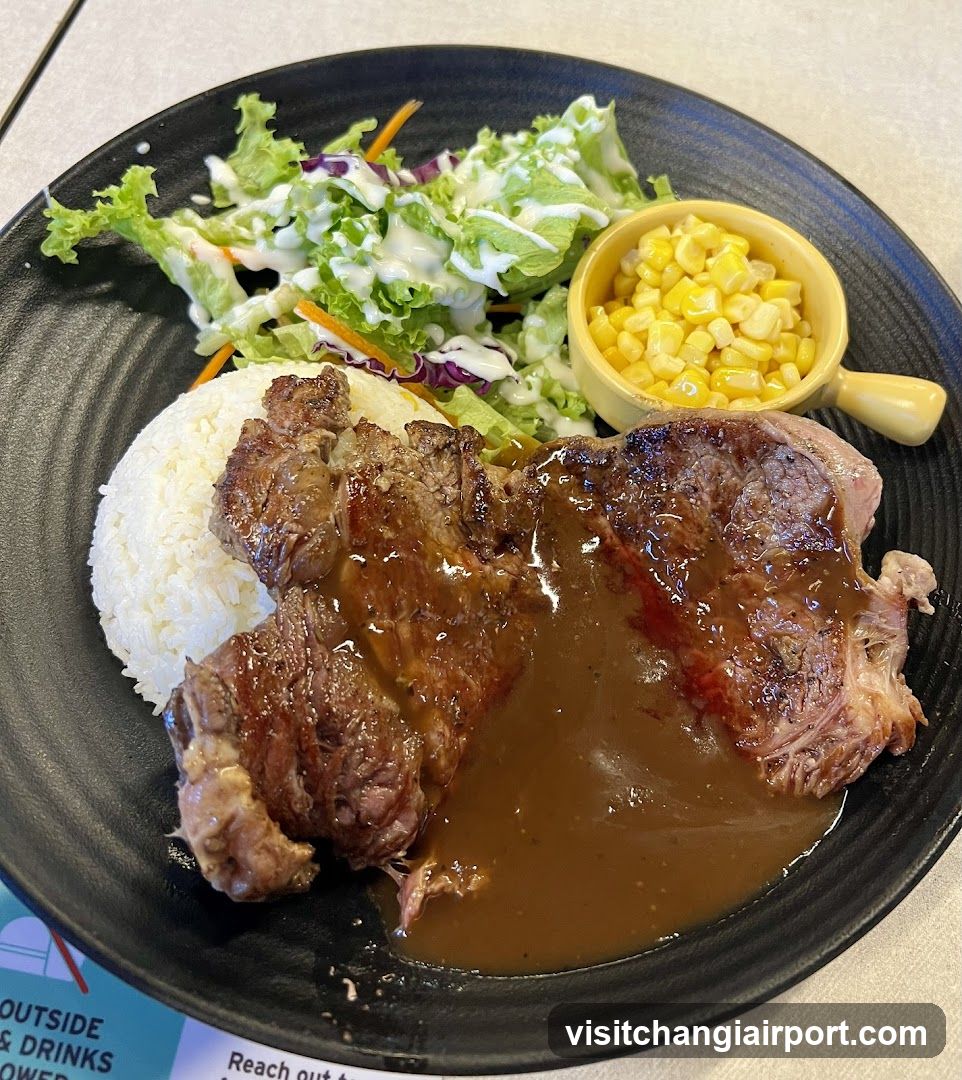 Steak and Rice Meal