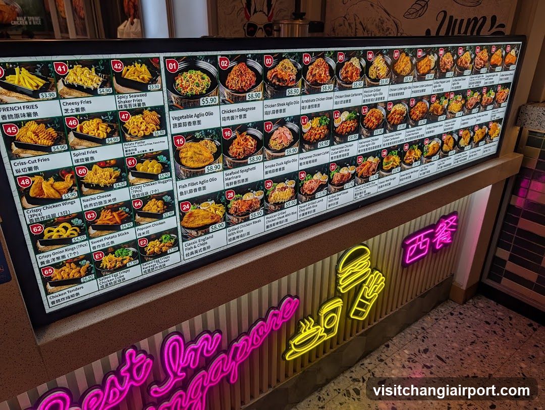 Fried Rice Menu Board