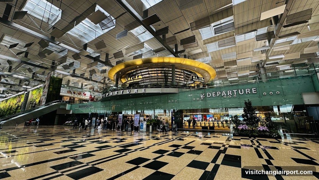 Airport Departure Hall Interior