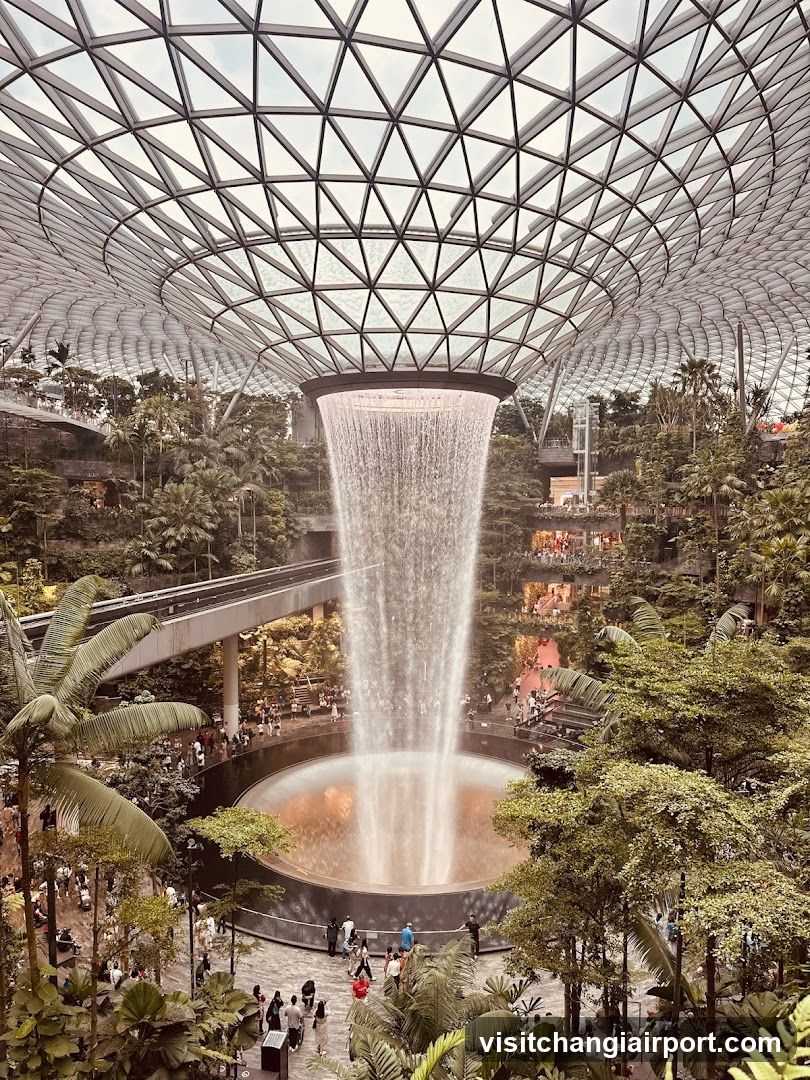 The Jewel Changi Airport Waterfall Interior
