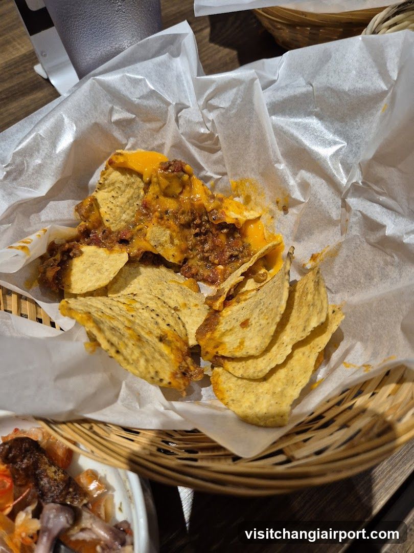Loaded Nachos in a Basket