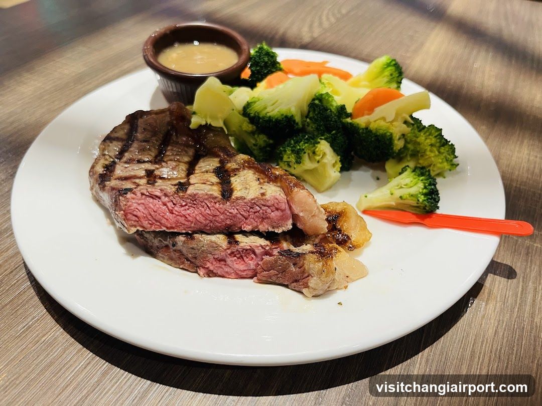 Grilled Steak with Vegetables
