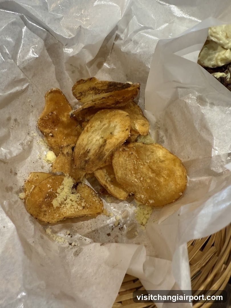 Potato Chips in Basket