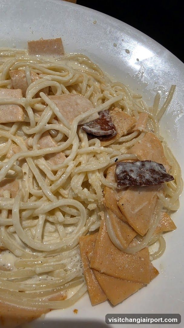 Pasta Dish with Cheese and Meat