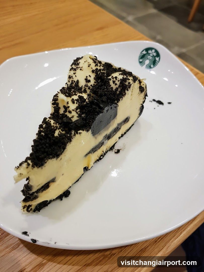 Oreo Cheesecake Slice