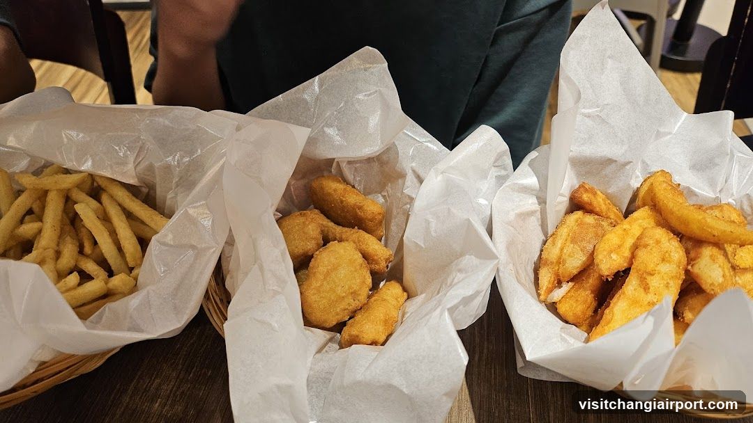 Fried Food Basket Display