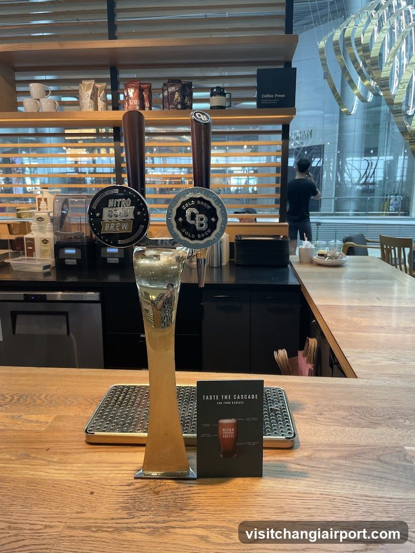 Coffee Shop Interior with Nitro Brew Tap