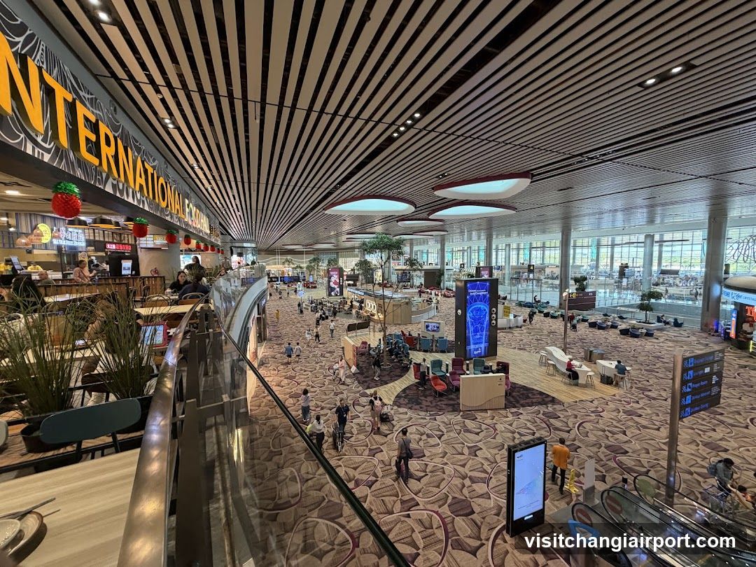 Airport Terminal Interior View