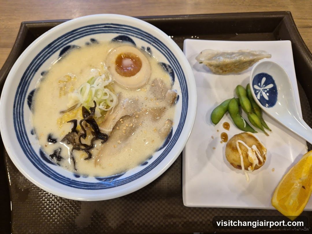 Ramen Meal with Side Dishes