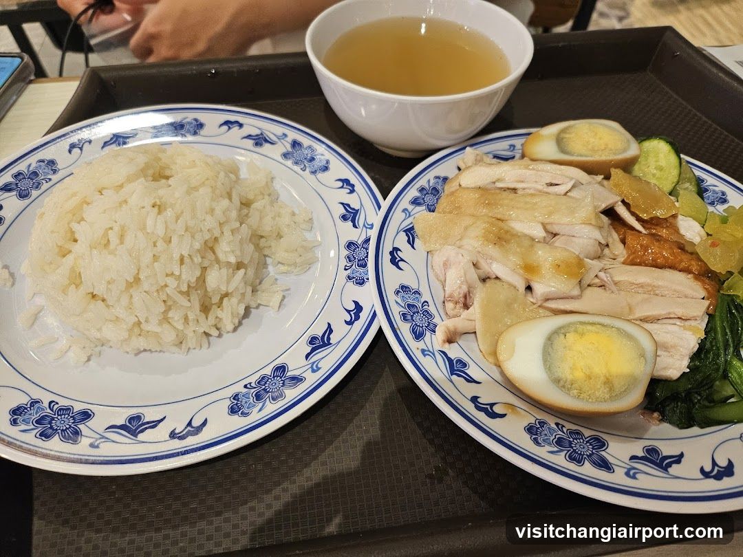 Hainanese Chicken Rice Meal