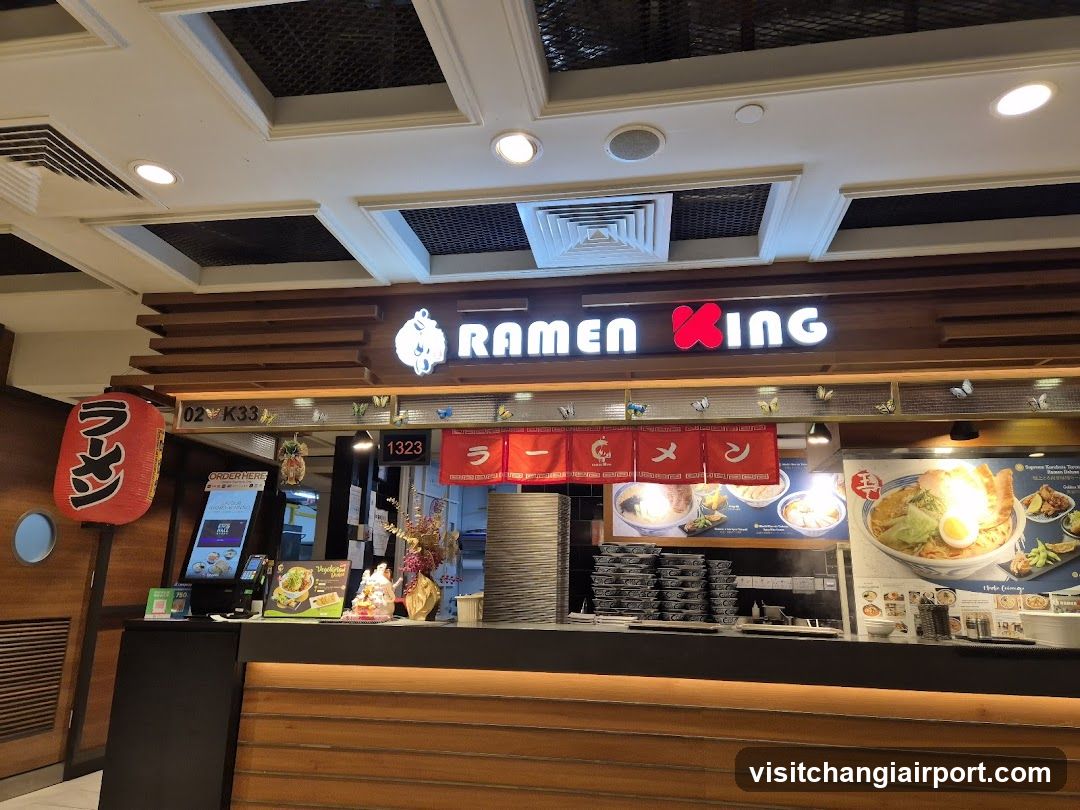 Ramen King Storefront Interior View