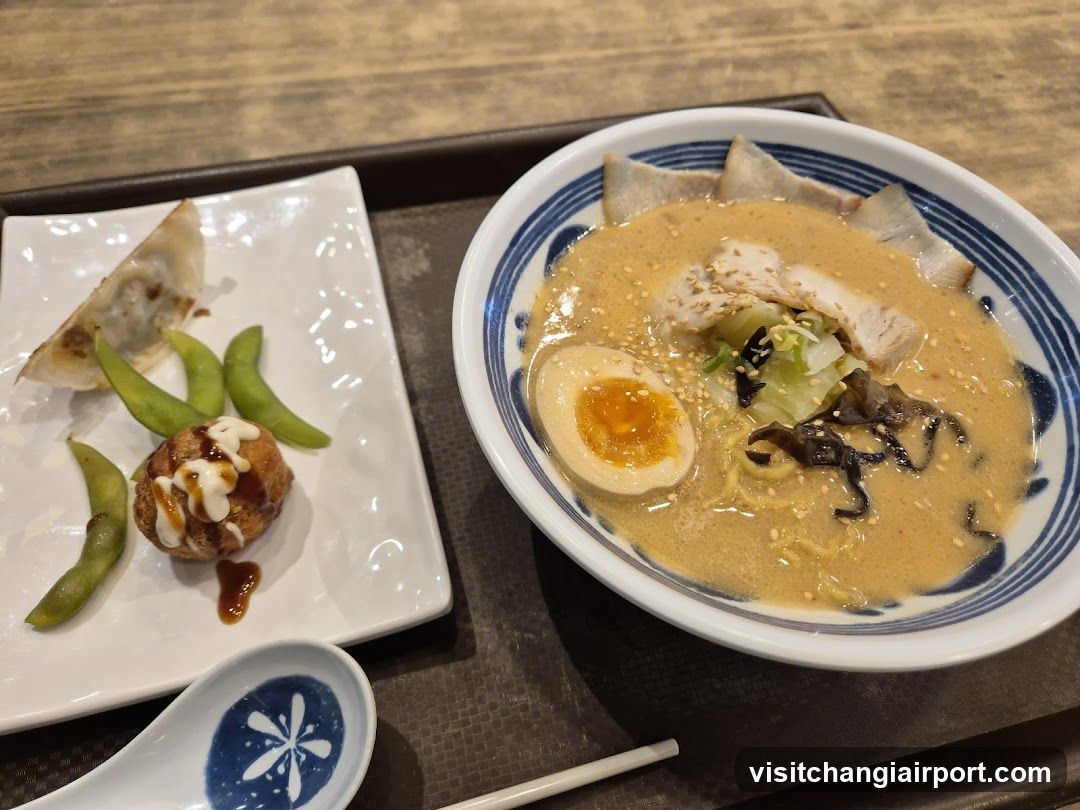 Ramen Meal with Side Dishes