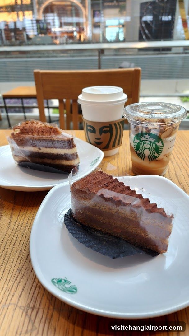 Starbucks Dessert and Coffee