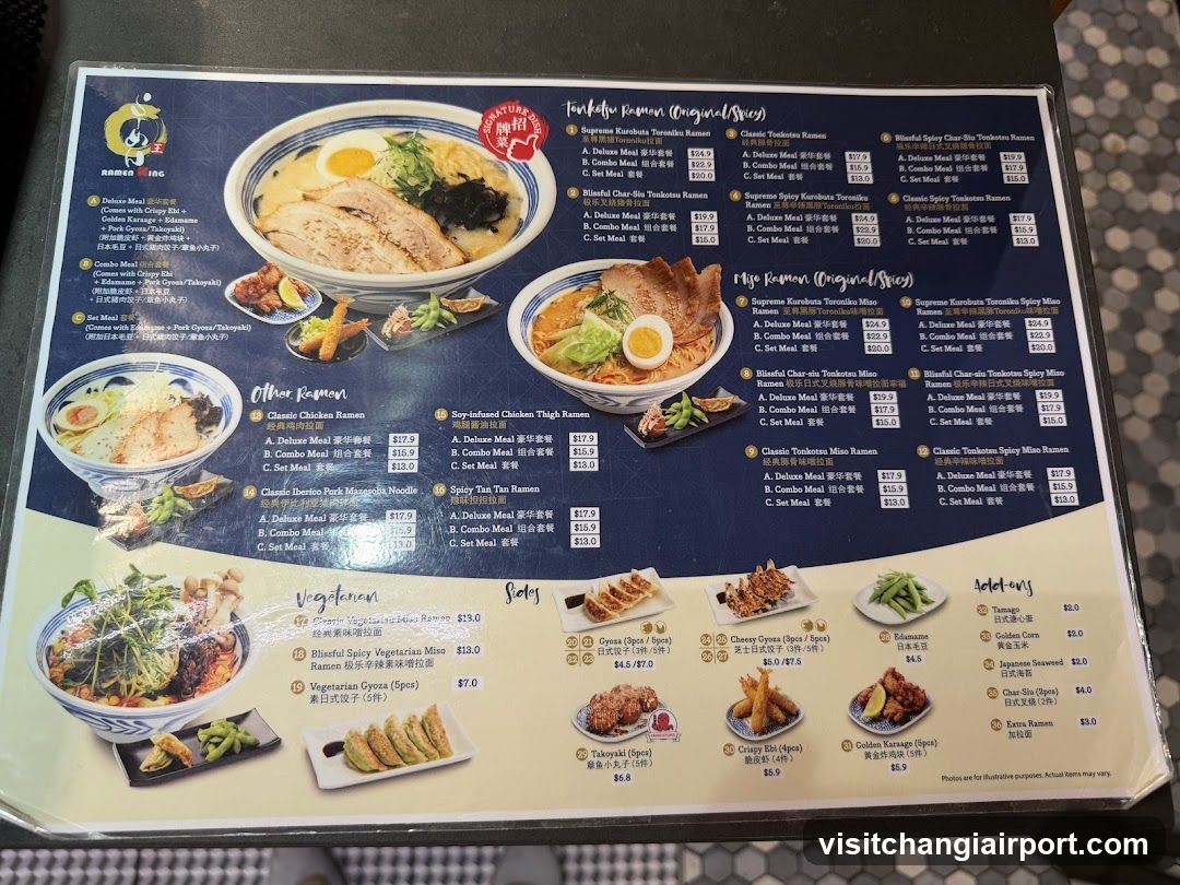 Ramen Menu Board