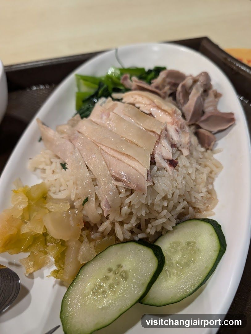 Hainanese Chicken Rice Plate