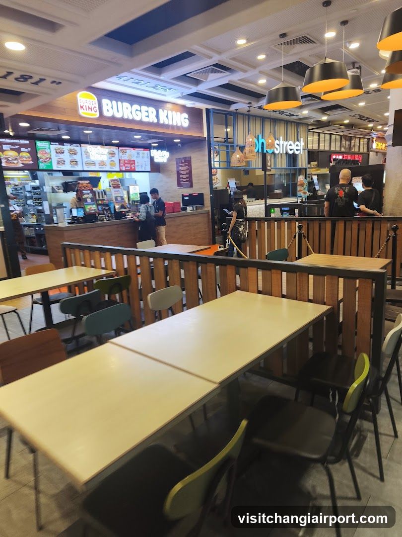 Burger King and Pho Street Interior