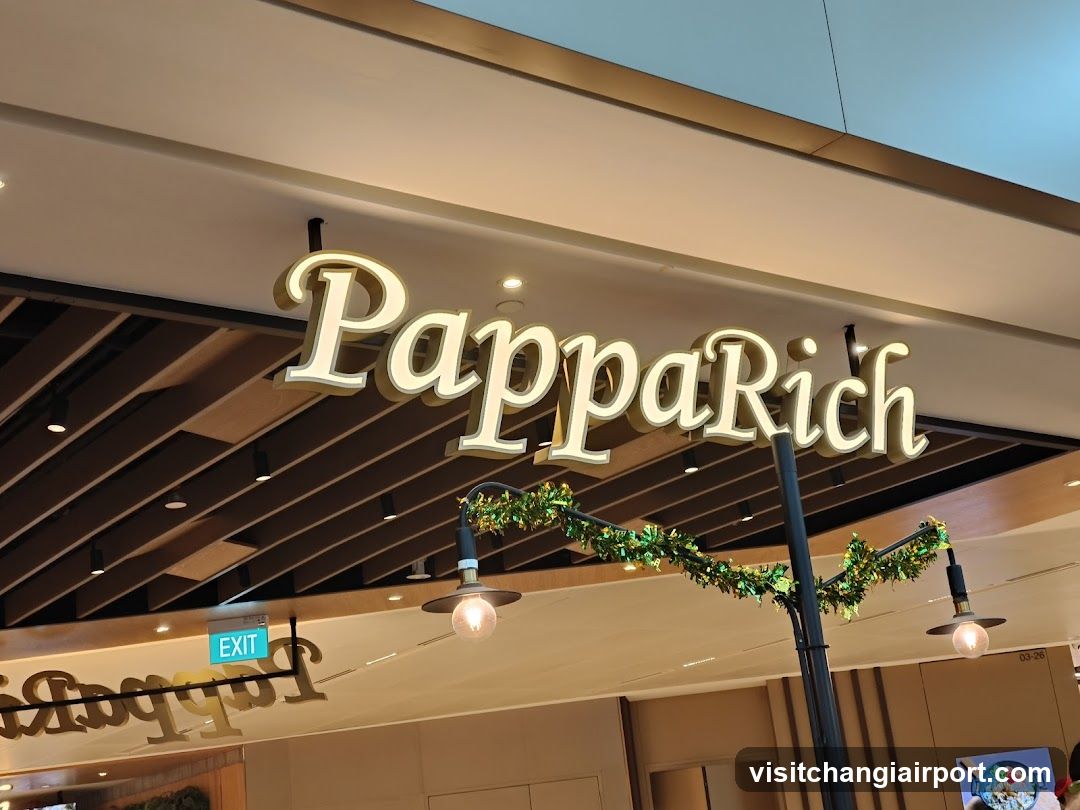 PappaRich Store Interior Signage