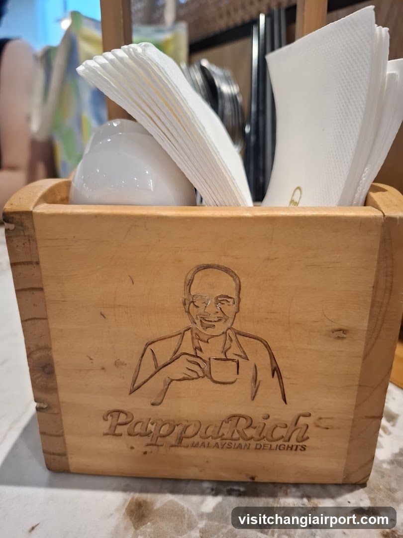 PappaRich Wooden Napkin Holder
