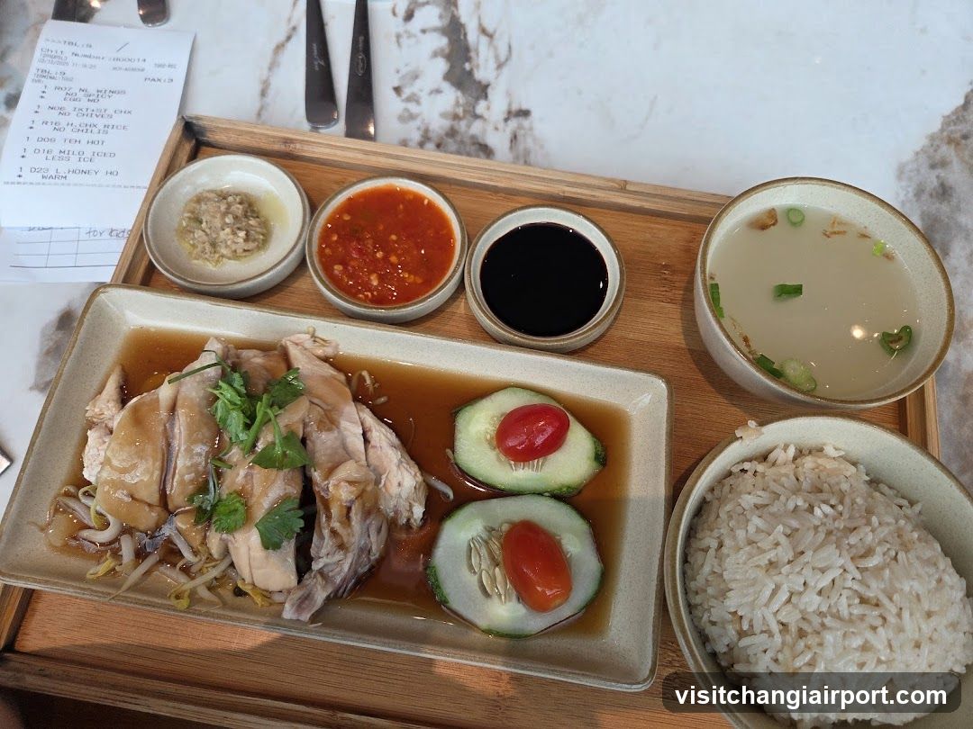 Hainanese Chicken Rice Meal