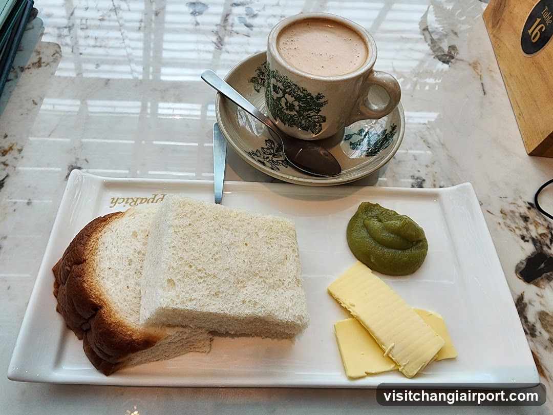 Breakfast with Toast and Coffee