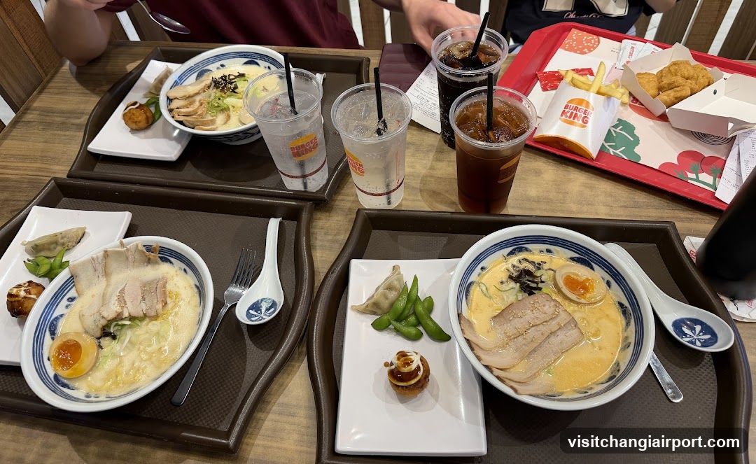 Ramen and Fast Food Meal