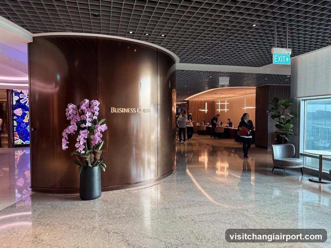 Business Class Lounge Entrance