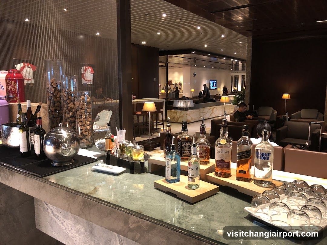 Bar Interior with Bottles and Corks
