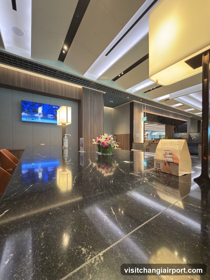 Modern Interior Space with Reception Desk