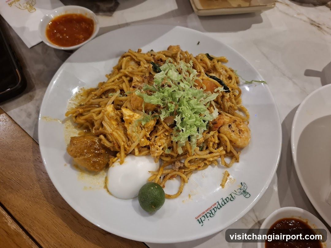 Noodle Dish with Shrimp and Tofu