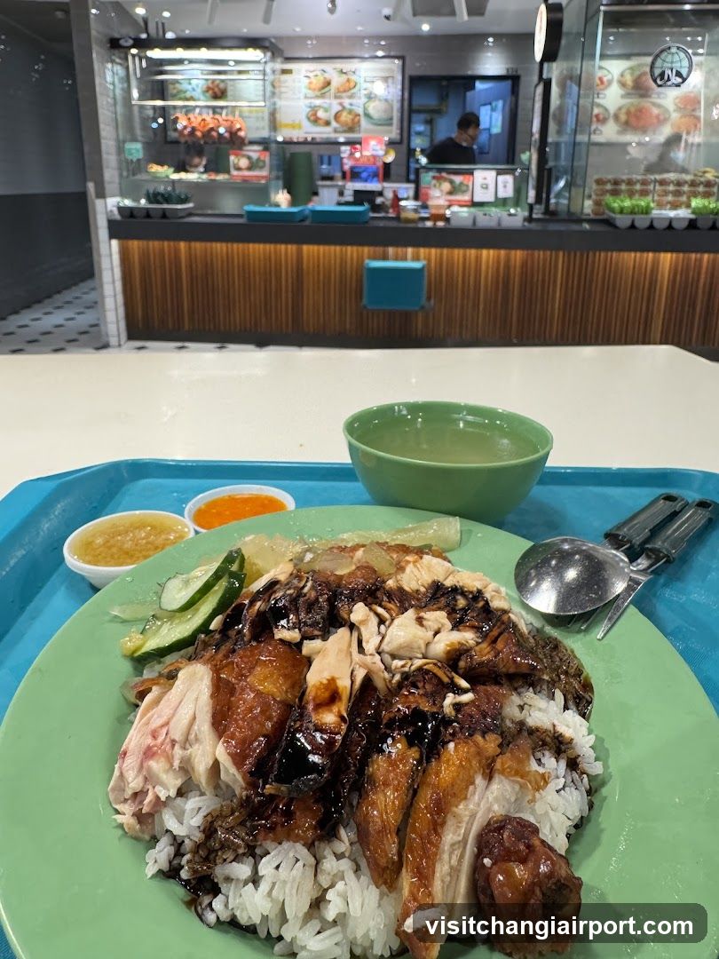 Hainanese Chicken Rice Plate