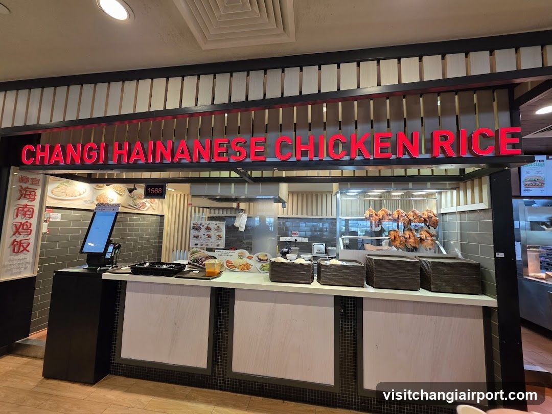 Changi Hainanese Chicken Rice Counter