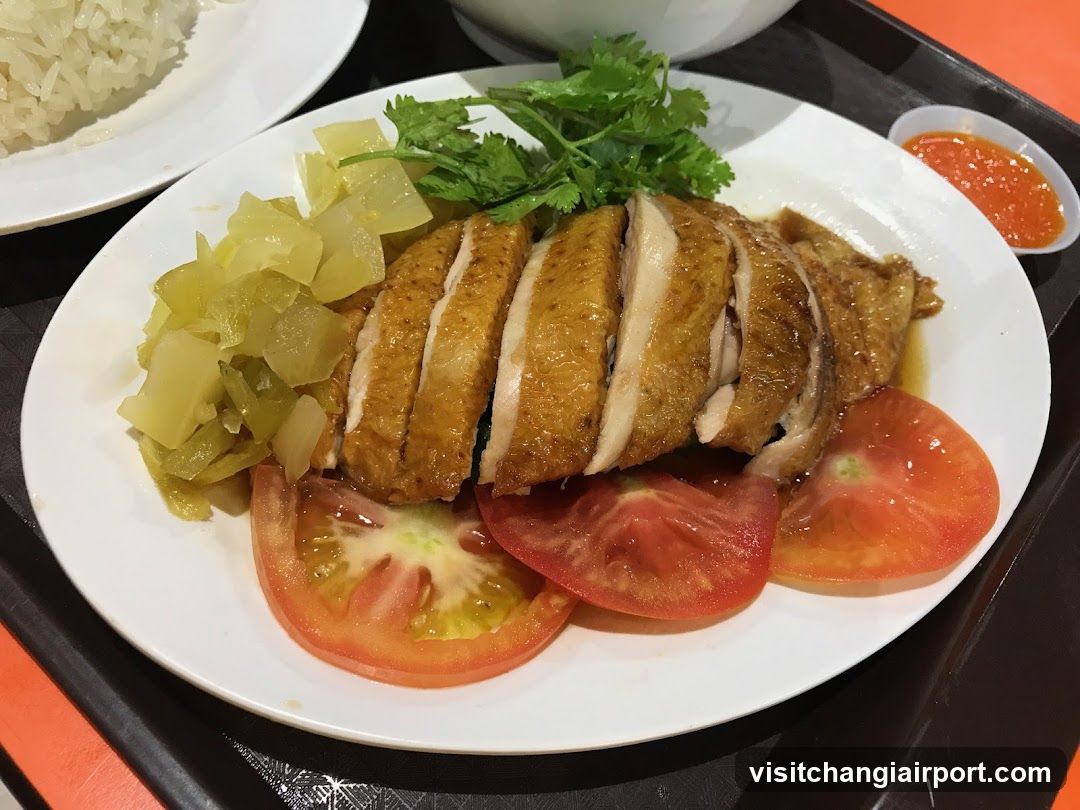 Hainanese Chicken Rice Plate