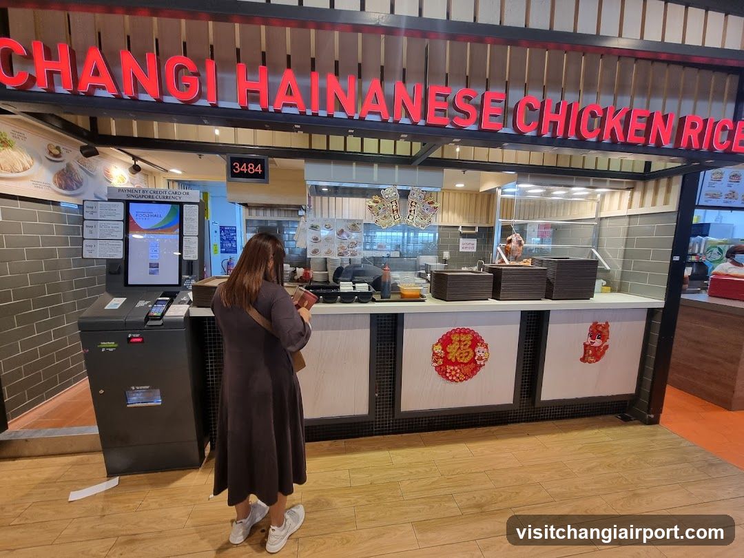 Changi Hainanese Chicken Rice Counter
