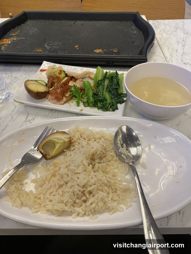 Meal with rice and side dishes
