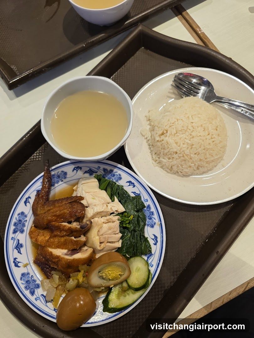 Hainanese Chicken Rice Meal